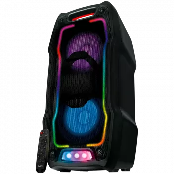 Lautsprecher SVEN PS-730, schwarz (100W, TWS, Bluetooth, FM, USB, microSD, LED-Display, 4400 mAh)