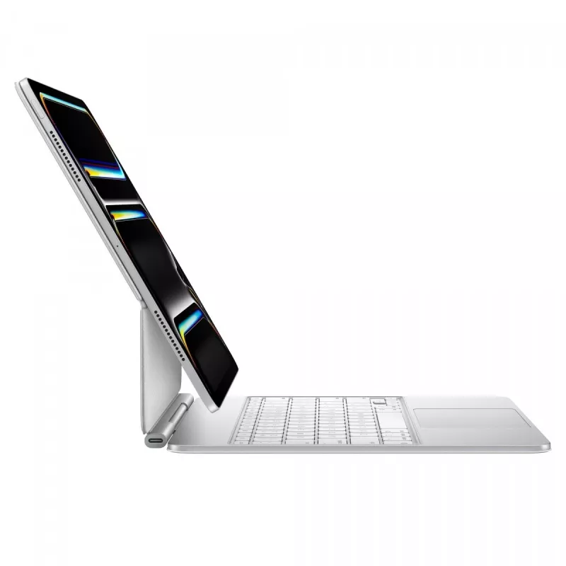Apple Magic Tastatur für iPad Pro 13 Zoll M4 Wireless QWERTY Weiß