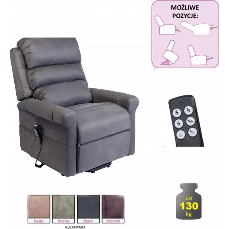 STYLEA II geriatrischer Stuhl Farbe: Titan