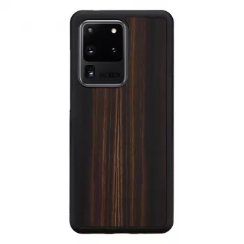 Handyhülle man and wood Galaxy S20 Ultra Ebenholz Schwarz — schützende Smartphone-Hülle