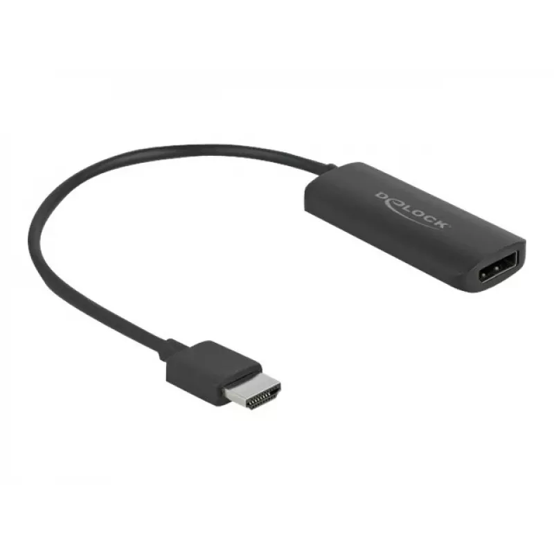 Adapter HDMI-A Stecker auf DisplayPort Buchse 4K 60 Hz DeLOCK 63206