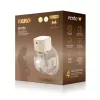 Elektronische kabellose Milchpumpe neno VENTO Three-Phase, wiederaufladbar, tragbar, LCD-Anzeige, 150 ml Flasche, BPA-frei, beige