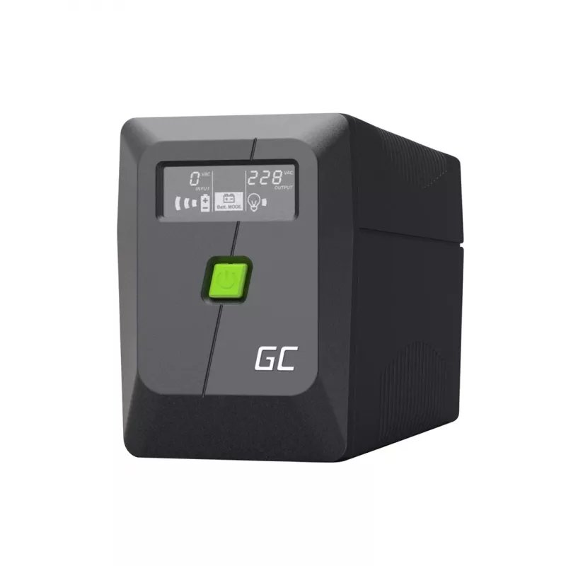 Green Cell USV (unterbrechungsfreie Stromversorgung) Line-Interactive 0,85 kVA 480 W 2 AC-Ausgänge