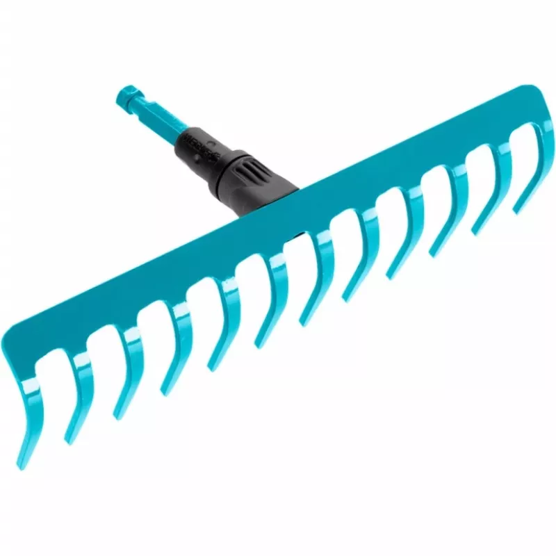 combisystem-Kultivator- und Rechen-Komplettangebot (türkis/Holz, 30 cm, 9 cm)