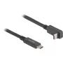DeLOCK USB-Kabel USB Type-C Stecker auf USB Type-C Stecker abgewinkelt 2m 5 Gbit/s 4K PD 60W
