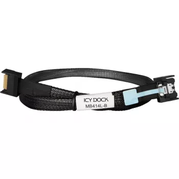 ICY DOCK MB414L-B MCIO 4i SFF-TA-1016 zu MCIO 4i SFF-TA-1016 Kabel, 0,5 m