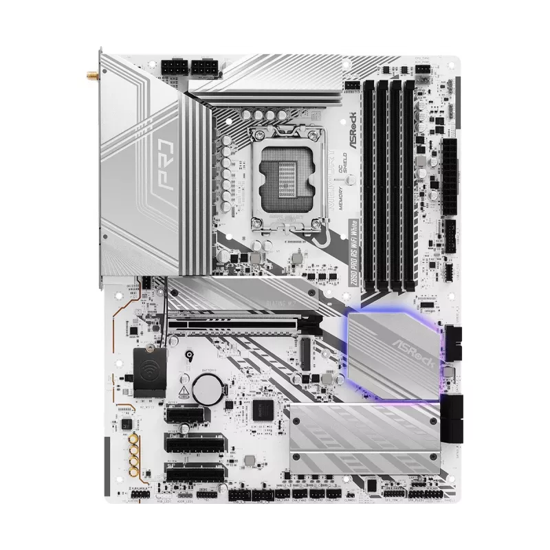 Motherboard ASRock Z890 Pro RS WiFi White Intel Z890 LGA 1851 ATX
