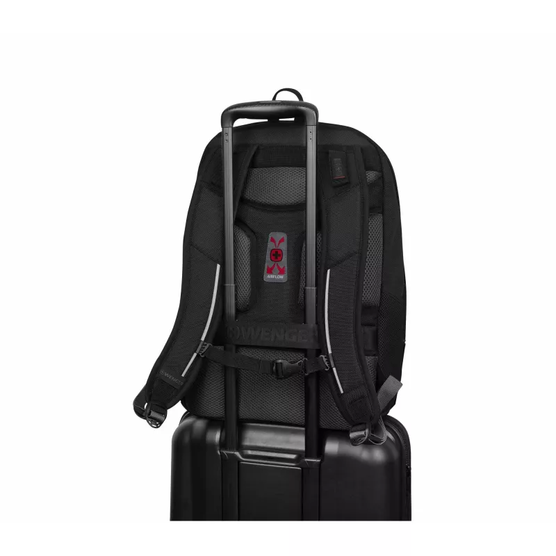 Wenger Carbon Pro Business-Rucksack mit 15,6-Zoll-Laptopfach und Tablet-Tasche Schwarz (653129)