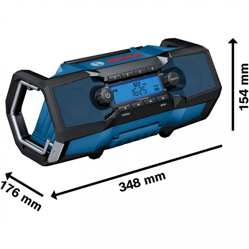 Bosch GPB 18V-2 C Professional tragbar Digital Schwarz, Blau, Silber