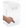 Mini-Kühlschrank mit LED-Schminkspiegel Elle ESDAFX08WHEU 8 L weiß
