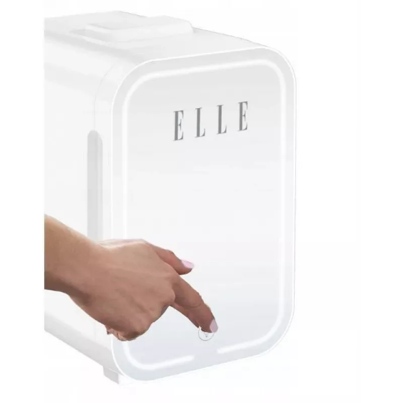 Mini-Kühlschrank mit LED-Schminkspiegel Elle ESDAFX08WHEU 8 L weiß
