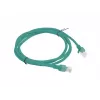 PATCHCORD Cat.6 UTP 1.5M Grün FLUKE PASSED LANBERG 10er-Pack