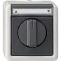 GIRA 015430 Elektroschalter Schwarz - Grau (015430)