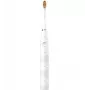 Schallzahnbürste OCLEAN FLOW Erwachsene — batteriebetrieben, Aufhellungsmodus, integrierter Timer, einstellbare Geschwindigkeit, 255 mm Höhe, weiß, 0,13 kg, 1 Handstück + 1 Bürstenkopf