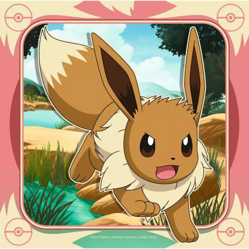 Puzzle Ravensburger Pikachu, Glurak und Evoli — 147 Teile, ab 5 Jahren, 210 × ? mm