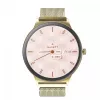 Smartwatch Garett Verona 2 Gold Mesh mit Bluetooth und Herzfrequenzmesser