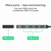 USB-Hub Grün Cell HUB-GC-A4A — 4-Port-USB-A-3.0-Hub