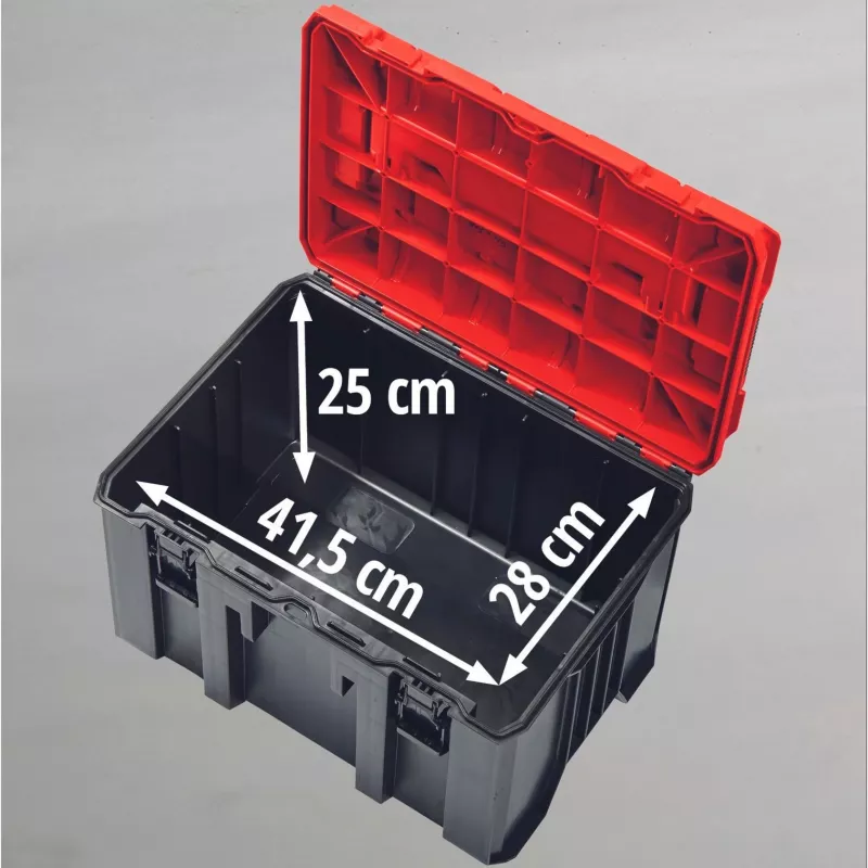 Hartschalenkoffer Einhell E-Case M Schwarz Rot 2,85 kg