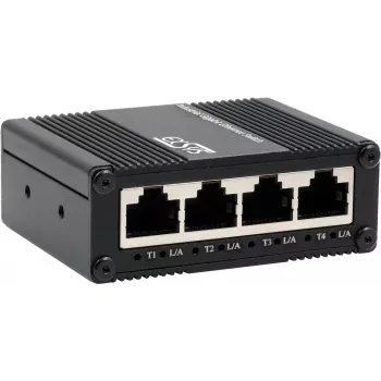 Industrieller 5-Port-Gigabit-Switch Exsys EX-62021 mit USB-C-Stromversorgung, unmanaged