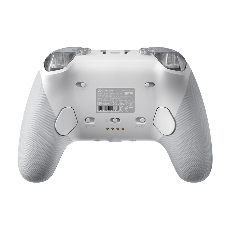 GameSir Gaming-Controller G7 PRO Mech White – kabelgebundene/kabellose Unterstützung, ergonomisches Layout