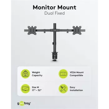 Goobay Dual Monitor Mount Fix (59394)