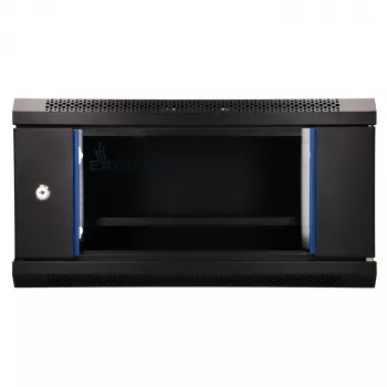 EXTRALINK LITE 4U 530X400 WANDMONTAGE-RACKMONTAGESCHRANK SCHWARZ MIT EINLEGEFACH