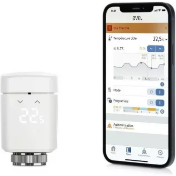 EVE Thermo 2er-Pack - Vernetztes Heizkörperthermostat für Apple HomeKit