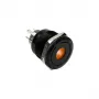 DimasTech PD220 vandalensicherer 25mm Drucktaster Schwarzline Dot RGB