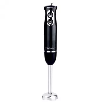 Kochmixer Maestro MR-511 — 500 W, 2 Geschwindigkeiten, Impuls, Turbo, abnehmbarer 900-ml-Behälter, Edelstahlmesser, schwarz