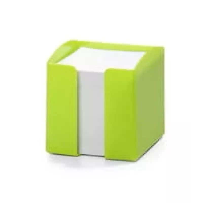 Quadratischer grüner Notizblock Durable TREND 105x100x100 mm