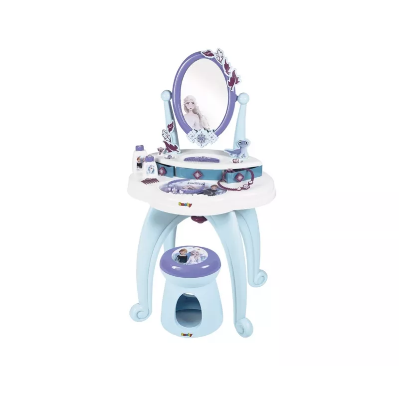 Smoby Frozen 2-in-1 Frisiertisch Blau Lila 3 bis 6 Jahre