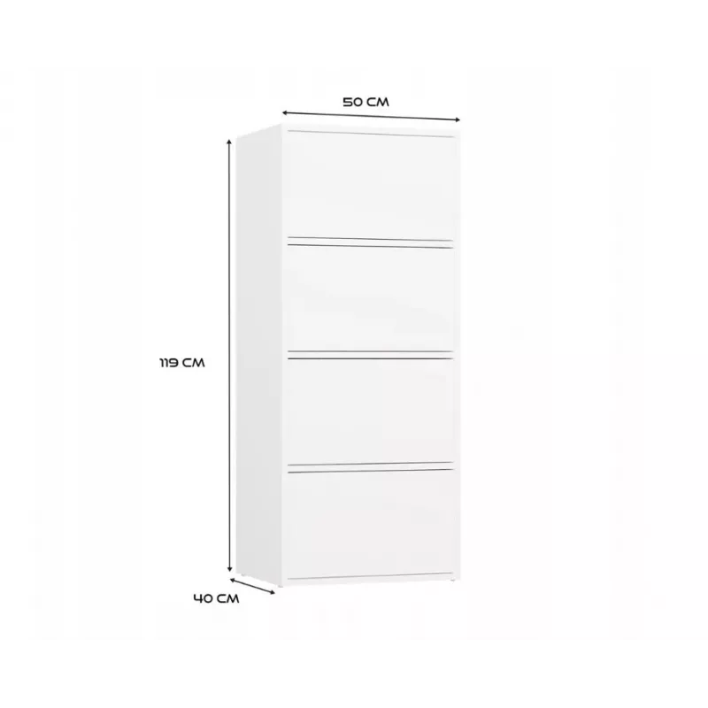 ALMA weiß Kommode