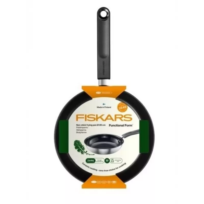 Fiskars 1072249 Gourmet-Bratpfanne, rund