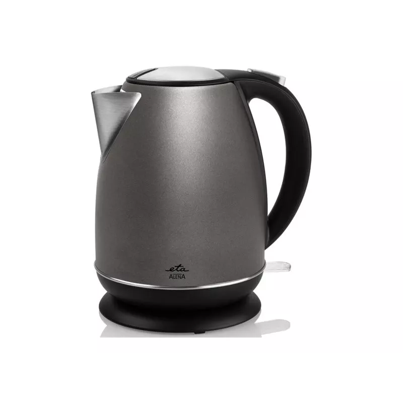 Wasserkocher ETA Alena 1,7 l 2200 W Edelstahl, 360°-Basis, anthrazit