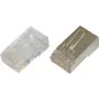 Digitus CAT 6 Modularstecker für Rundkabel, geschirmt, 100 Stück, RJ-45-Stecker