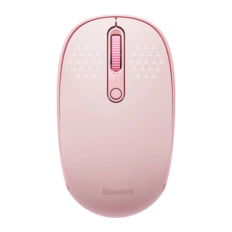 Kabellose Maus Baseus F01B Tri-Mode 2.4G BT5.0 1600 DPI (pink)