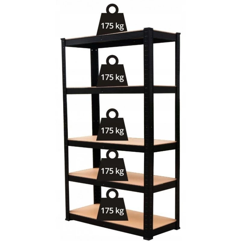 Topeshop Lagerregal P9040 Gartengeräteregal Freistehend Verzinkter Stahl, MDF