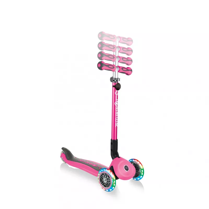 Globber | Roller | Pink | Scooter Go Up Deluxe Lights