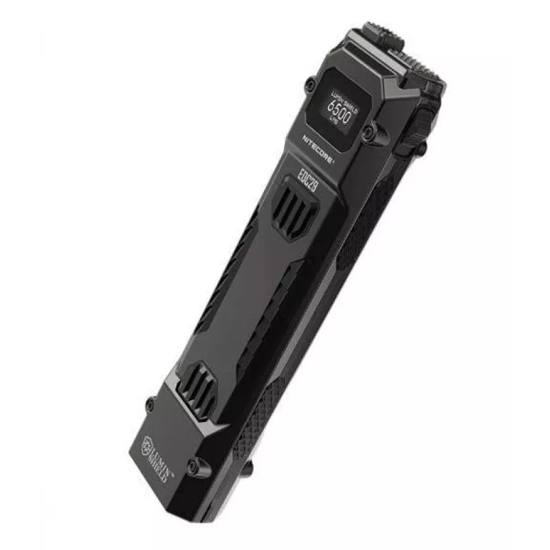 Handleuchte Nitecore EDC29 Edelstahlgehäuse, 2 LEDs, 15–6500 lm, IP54, USB wiederaufladbar