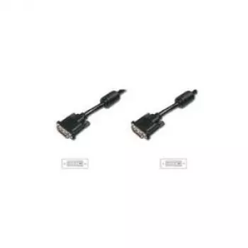 DVI-Kabel Digitus DK-320101-020-S 2 m DVI-D Schwarz