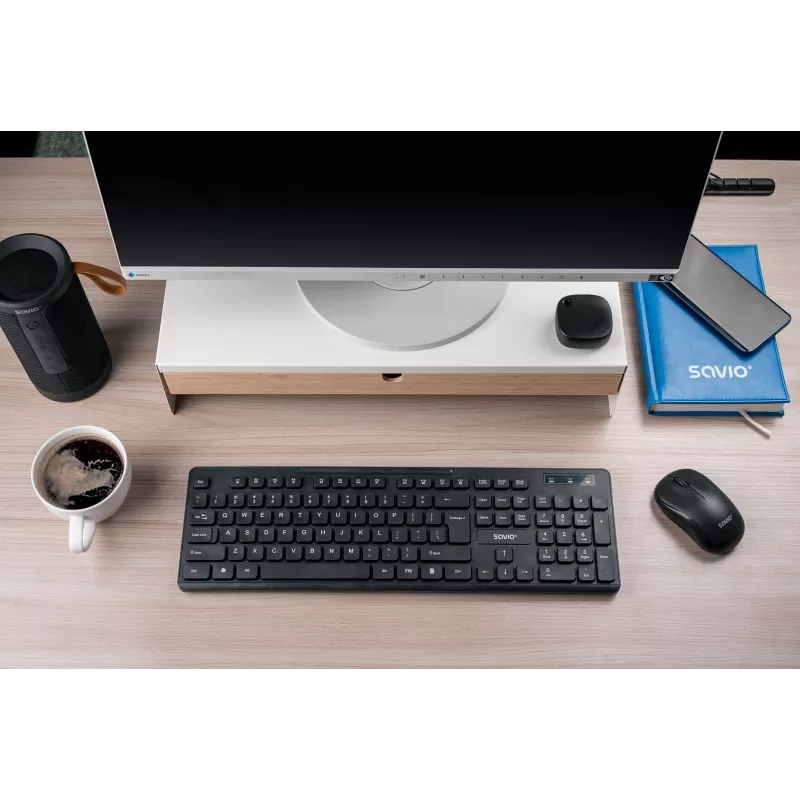 Savio KB-02 Tastatur Home/Office USB QWERTY Schwarz