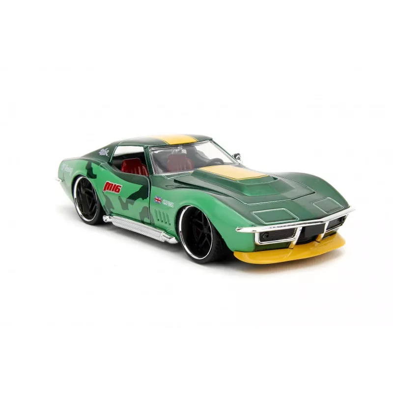Car Jada Toys Street Fighter 1969 Chevrolet 1:24 Metall Grün