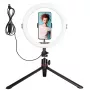 Agfa Arl11 Ring Light 120 LED Ring Vlog + Stativ + Fernbedienung