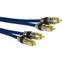 Audiokabel Kindermann 5763000110 10m 2xRCA Blau