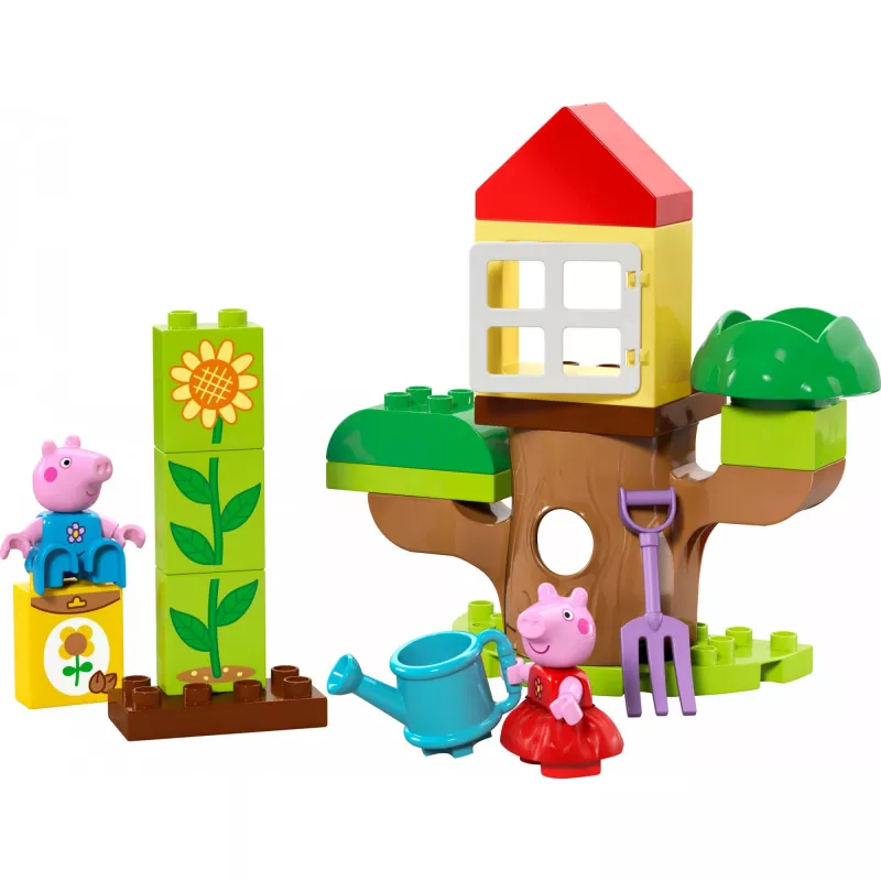 Lego 10431 Duplo Peppa Pig Garten und Baumhaus Spielset