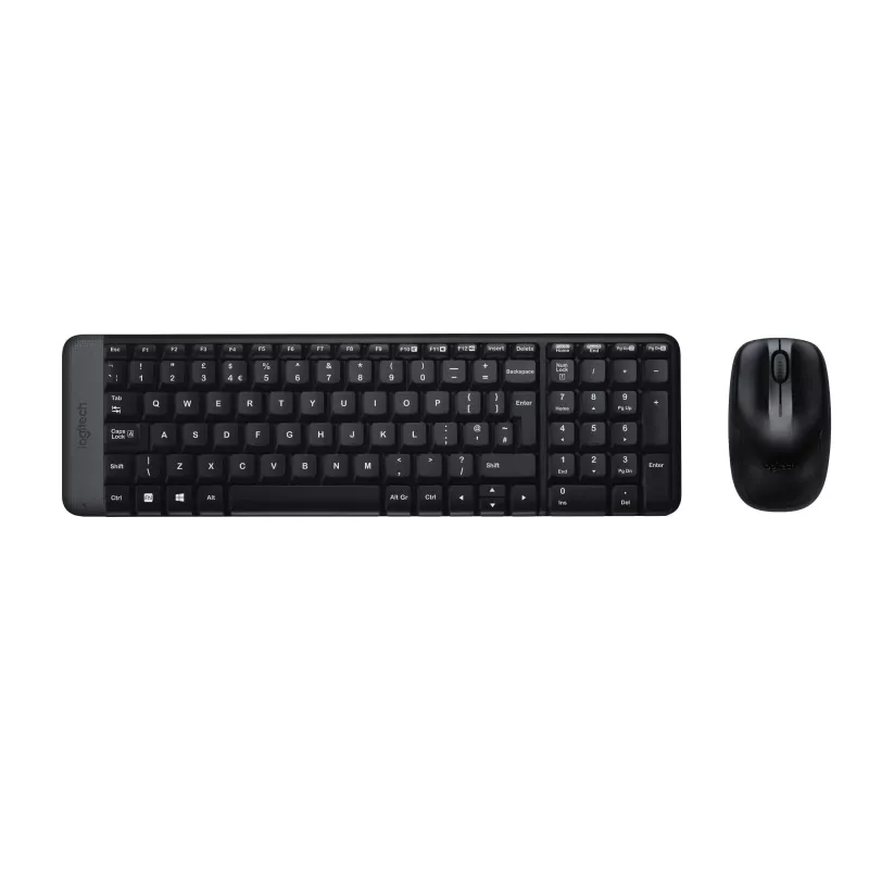 Wireless Combo MK220, Wireless, RF Wireless, QWERTZ, Schwarz, Maus