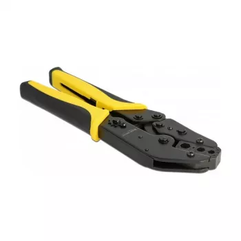 Koaxial-Crimpzange DeLOCK 90528 Universal für 4 Durchmesser abgewinkelt
