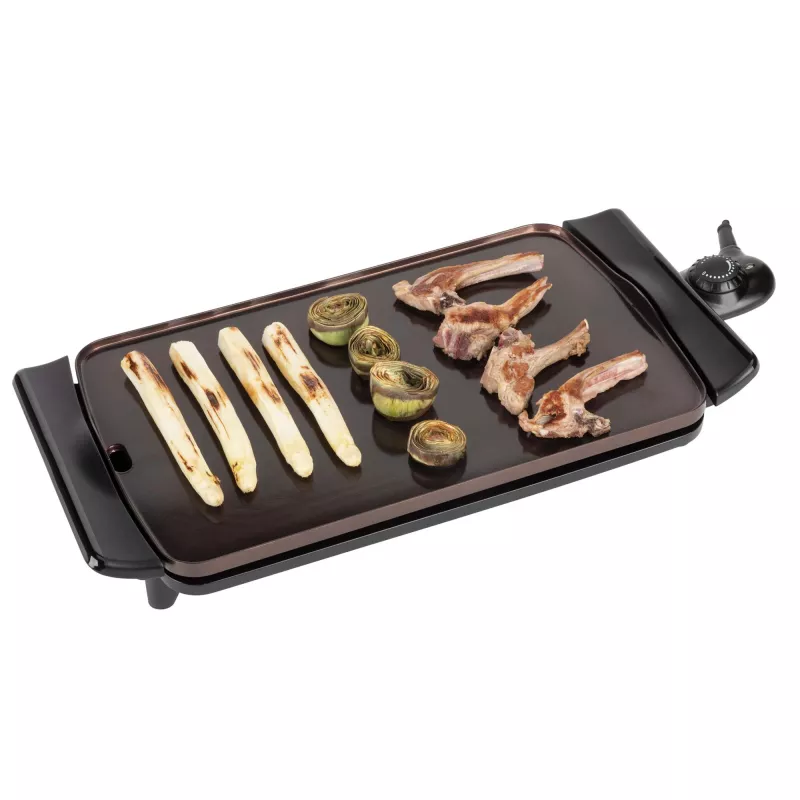 Kontaktgrill JATA JEGR0550 2500 W Schwarz Aluminium Rechteckig