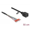 Netzwerkkabel DeLOCK 88005 RJ45 Cat.5e 0,5 m Schwarz