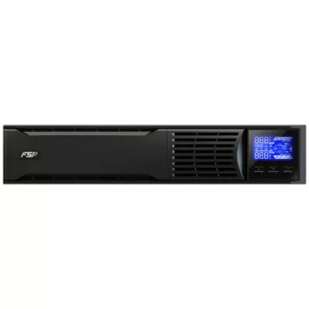 Rack-USV fsp/fortron CHAMP 3K RACK — 3000 VA, 2400 W, 110–300 V, ±1% im Batteriebetrieb, 4 AC-Ausgänge, USB